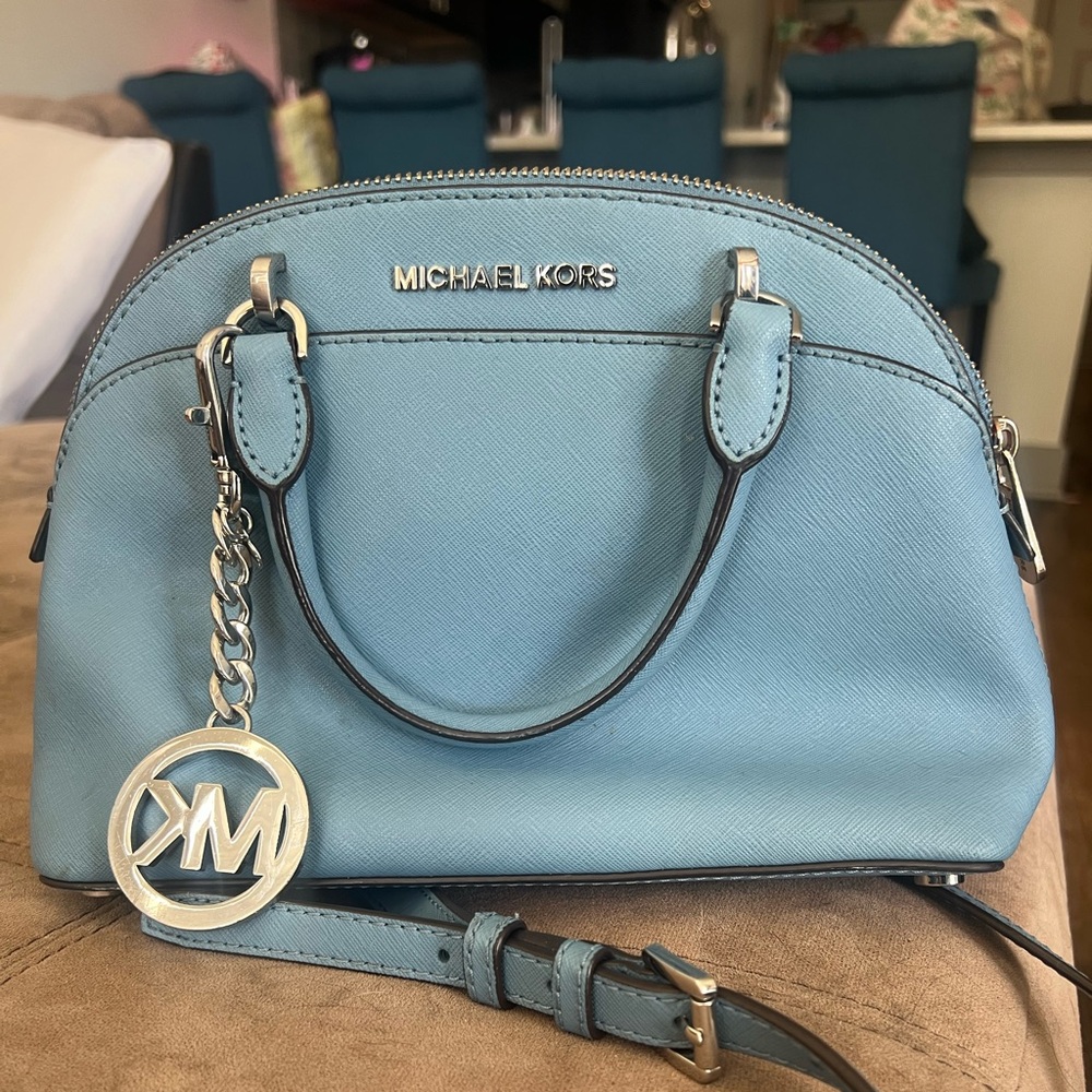 Light Blue Michael Kors Purse